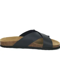 BABUNKERS Family Leder-Pantoletten in Schwarz Outlet