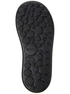 Camper Leder-Pantoletten in Schwarz Hot