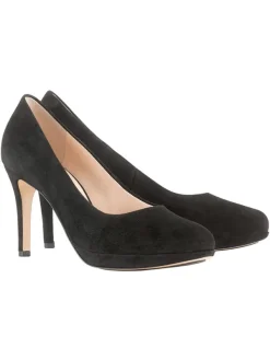 Högl Leder-Pumps in Schwarz Sale