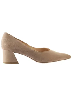 Högl Leder-Pumps in Taupe>Damen Pumps