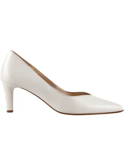 Högl Leder-Pumps in Weiß Sale