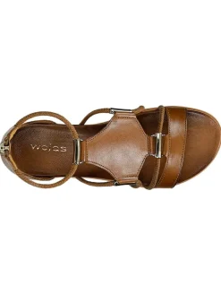 Wojas Leder-Sandalen in Braun Online