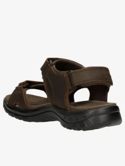 Wojas Leder-Sandalen in Braun Outlet