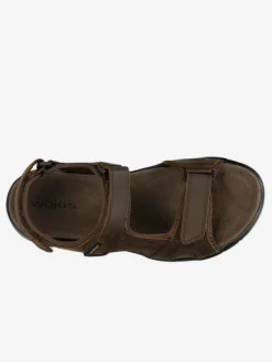 Wojas Leder-Sandalen in Braun Outlet