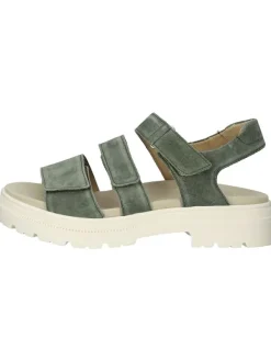 Ara Shoes Leder-Sandalen in Grün>Damen Sandalen