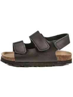 BABUNKERS Family Leder-Sandalen in Schwarz