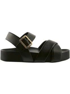 Högl Leder-Sandalen in Schwarz>Damen Sandalen