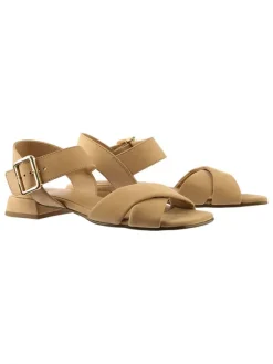 Högl Leder-Sandalen "Korinna" in Hellbraun Clearance