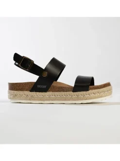 BACKSUN Leder-Sandaletten "Diadema" in Schwarz>Damen Sandalen