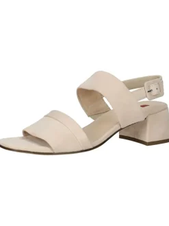 Högl Leder-Sandaletten in Beige>Damen Sandalen