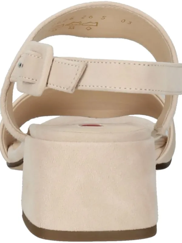 Högl Leder-Sandaletten in Beige>Damen Sandalen