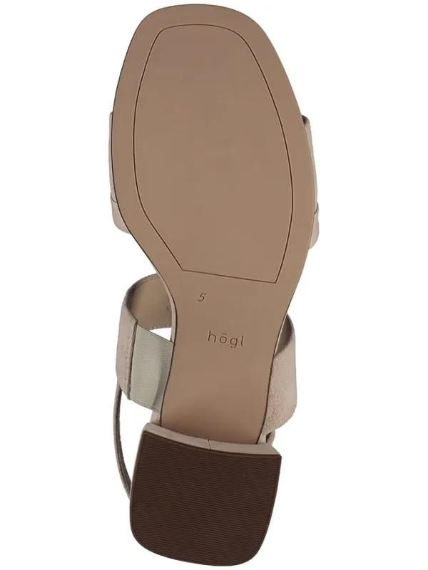 Högl Leder-Sandaletten in Beige>Damen Sandalen