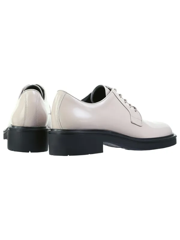 Högl Leder-Schnürschuhe "George" in Creme Best