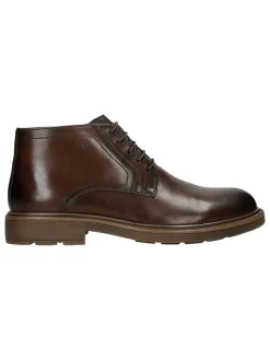 Wojas Leder-Schnürschuhe in Braun New