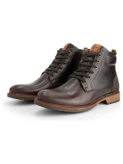 TRAVELIN' Leder-Schnürschuhe in Braun>Damen Schnürschuhe|Schnürschuhe