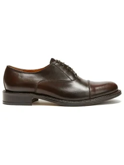 British Passport Leder-Schnürschuhe in Braun>Damen Schnürschuhe