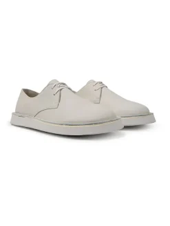 Camper Leder-Schnürschuhe in Creme Sale