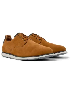 Camper Leder-Schnürschuhe in Hellbraun>Herren Schnürschuhe