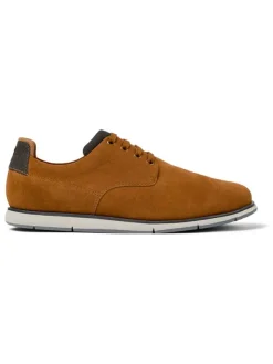 Camper Leder-Schnürschuhe in Hellbraun>Herren Schnürschuhe