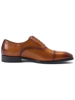 British Passport Leder-Schnürschuhe in Hellbraun Best