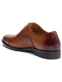 British Passport Leder-Schnürschuhe in Hellbraun Best