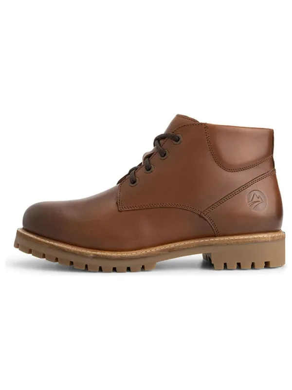 TRAVELIN' Leder-Schnürschuhe in Hellbraun>Herren Stiefel & Boots