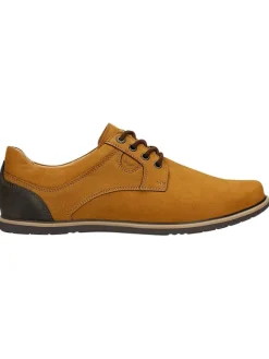Wojas Leder-Schnürschuhe in Hellbraun Outlet