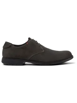 Camper Leder-Schnürschuhe in Khaki Hot