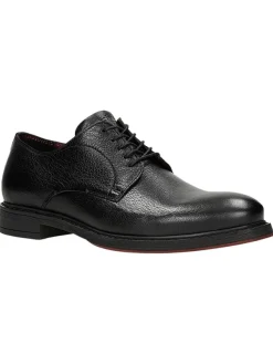 Wojas Leder-Schnürschuhe in Schwarz Clearance