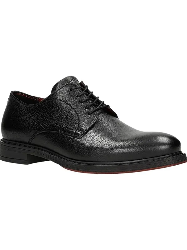 Wojas Leder-Schnürschuhe in Schwarz Clearance