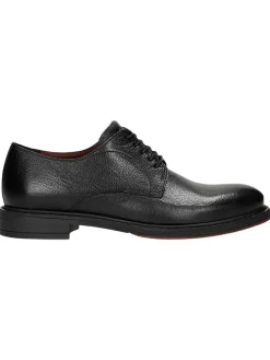Wojas Leder-Schnürschuhe in Schwarz Clearance