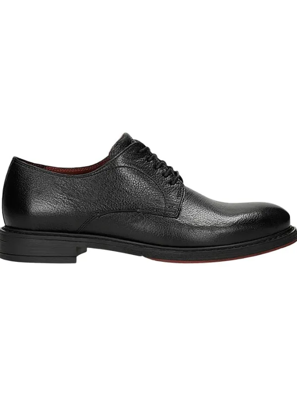 Wojas Leder-Schnürschuhe in Schwarz Clearance