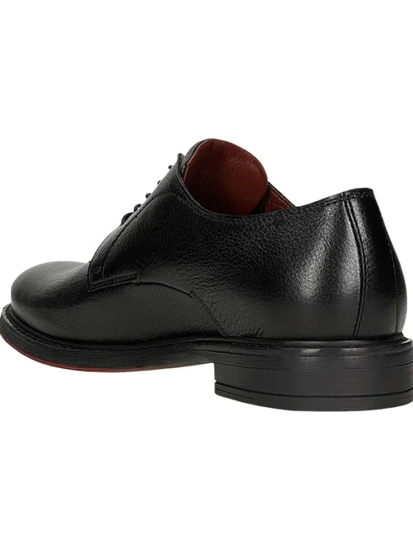 Wojas Leder-Schnürschuhe in Schwarz Clearance