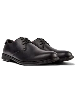 Camper Leder-Schnürschuhe in Schwarz>Herren Schnürschuhe
