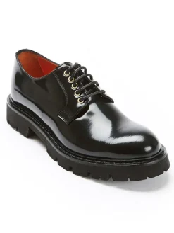 British Passport Leder-Schnürschuhe in Schwarz><noscript><img width=