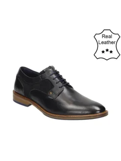 Bullboxer Leder-Schnürschuhe in Schwarz Online