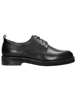 Wojas Leder-Schnürschuhe in Schwarz>Damen Schnürschuhe