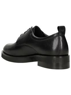 Wojas Leder-Schnürschuhe in Schwarz><noscript><img width=