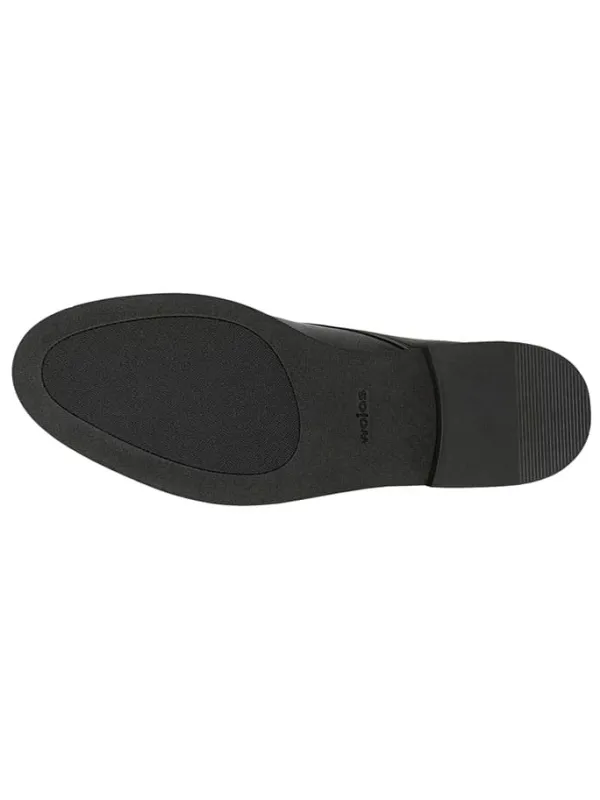 Wojas Leder-Schnürschuhe in Schwarz>Damen Schnürschuhe