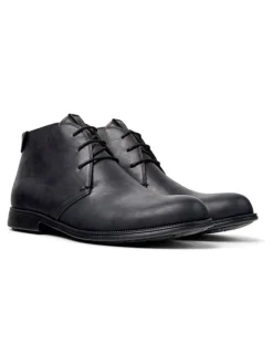 Camper Leder-Schnürschuhe in Schwarz>Herren Schnürschuhe