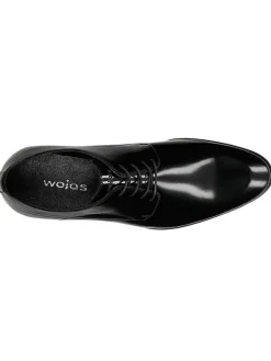 Wojas Leder-Schnürschuhe in Schwarz><noscript><img width=