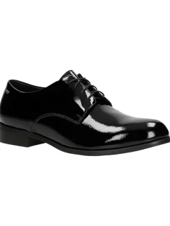 Wojas Leder-Schnürschuhe in Schwarz>Damen Schnürschuhe