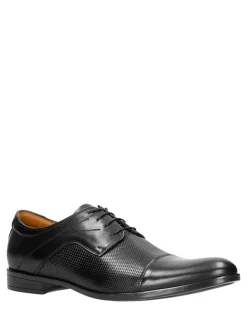 Wojas Leder-Schnürschuhe in Schwarz