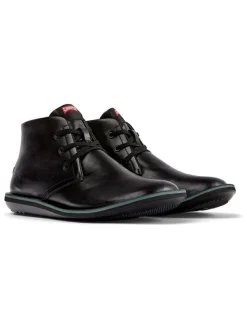 Camper Leder-Schnürschuhe in Schwarz>Herren Schnürschuhe