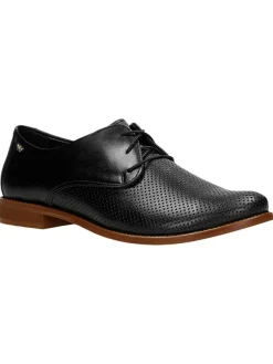 Wojas Leder-Schnürschuhe in Schwarz