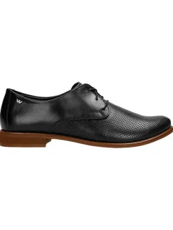 Wojas Leder-Schnürschuhe in Schwarz
