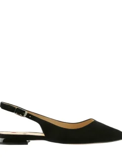 Högl Leder-Slingballerinas in Schwarz New