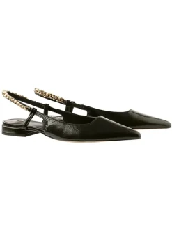 Högl Leder-Slingballerinas in Schwarz Online