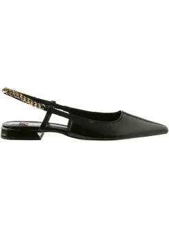 Högl Leder-Slingballerinas in Schwarz Online