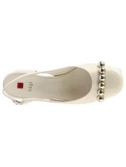 Högl Leder-Slingpumps "Ashley" in Creme>Damen Pumps